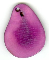 1 Mystic Violet Tagua Nut Pendant